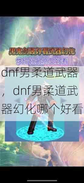 dnf男柔道武器,dnf男柔道武器幻化哪个好看